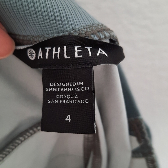 ATHLETA Nolita Slim Tapered Printed Crop Pants 4 - Picture 5 of 6